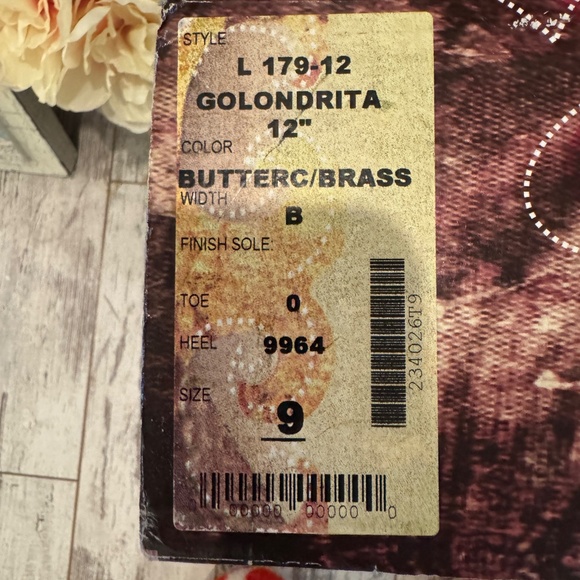 RARE OLD GRINGO GOLONDRITA INLAY BOOTS | COWBOY WESTERN | BUTTERCUP GOLONDRINA - Picture 2 of 15